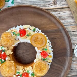 Bizcocho roscón de Reyes