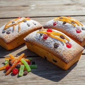 cake de frutas confitadas