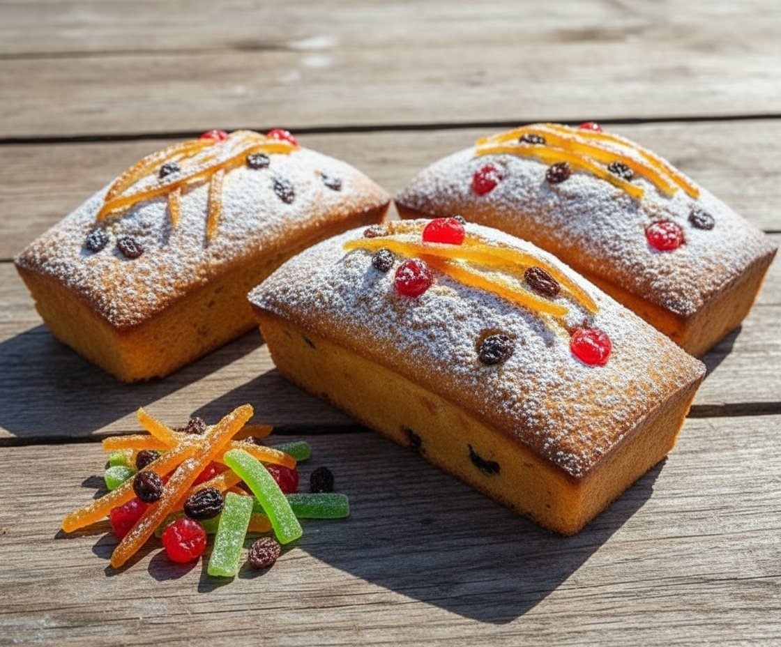cake de frutas confitadas